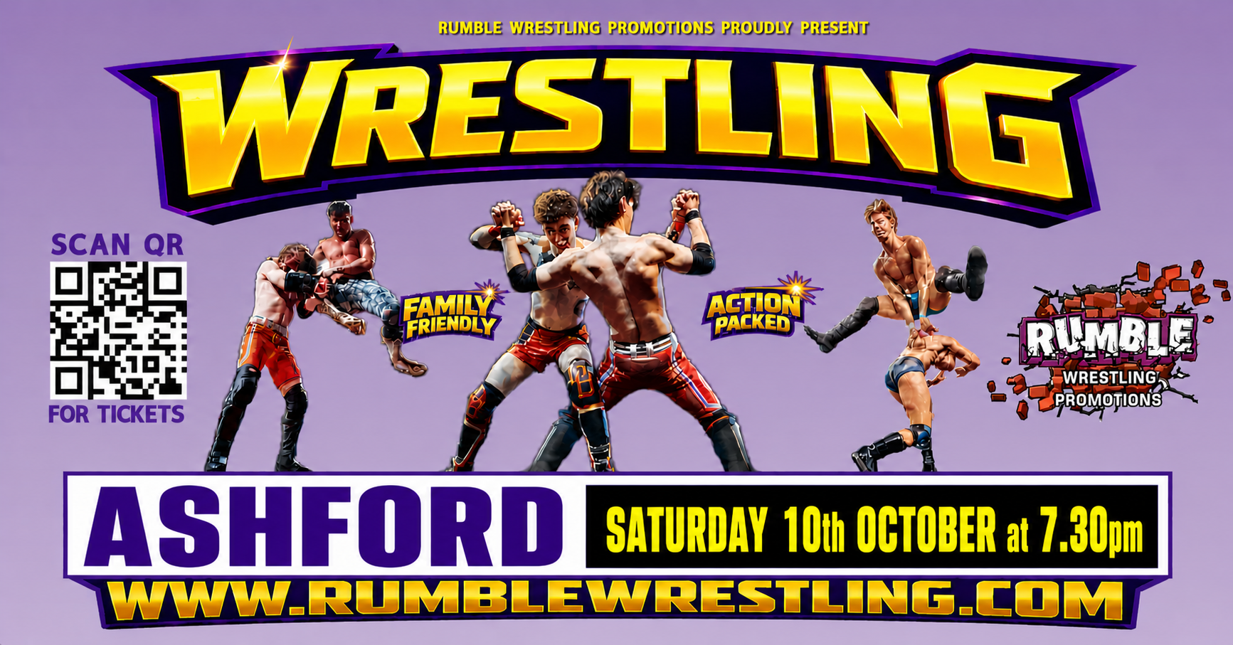 Rumble Wrestling comes to Ashford 2026 